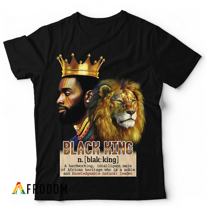 Lion Black King T-shirt