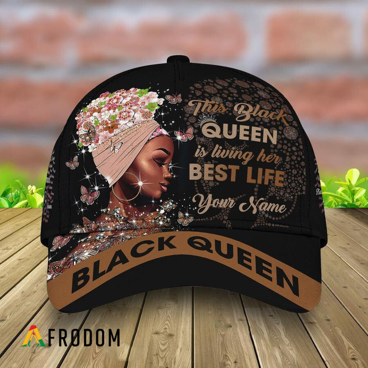 Personalized Black Queen 1 Twill Cap