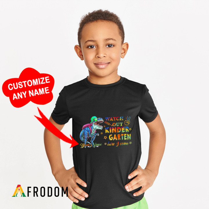 Personalized Kindergarten - Watch Out Kids T-shirt