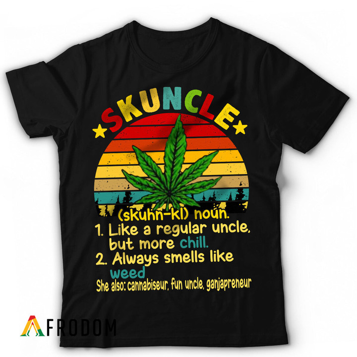 Skuncle Like A Regular Uncle But More Chill T-shirt