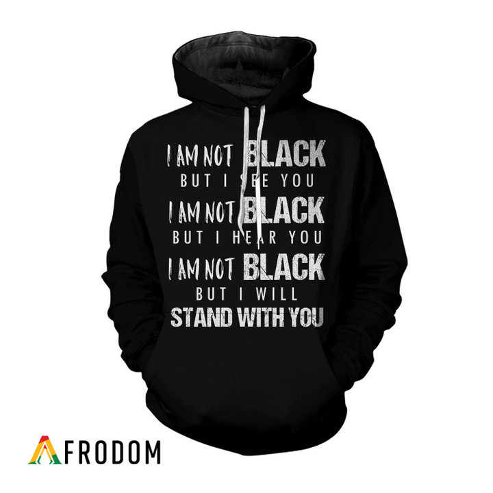 Stand Black Hoodie
