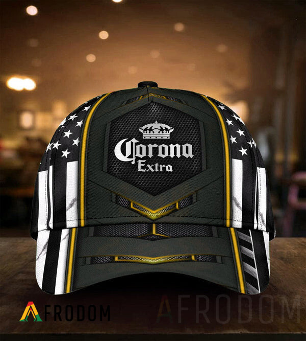 Vintage US Flag Corona Extra Beer Cap