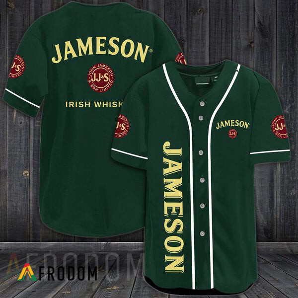 Green Jameson Whiskey Baseball Jersey