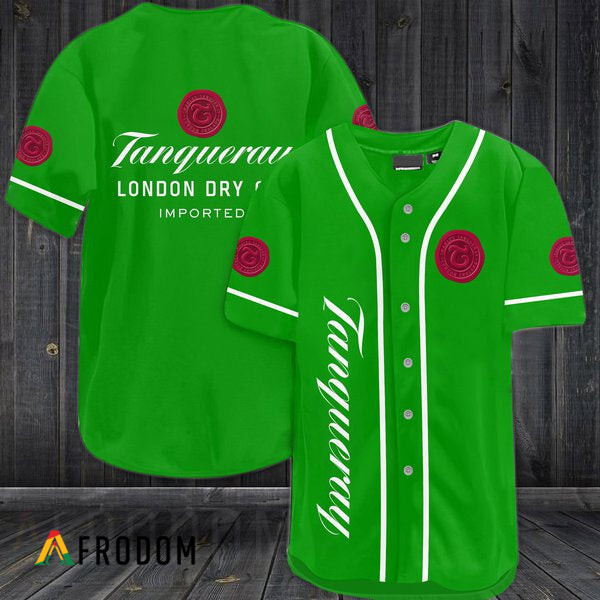 Green Tanqueray Gin Baseball Jersey