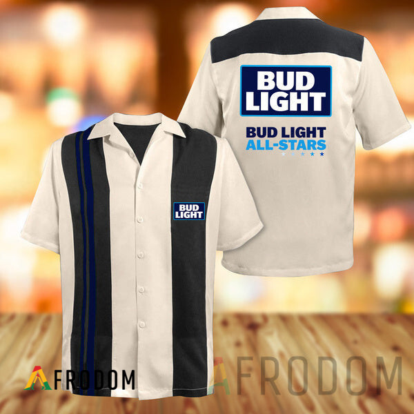 Vintage White Bud Light Hawaii Shirt