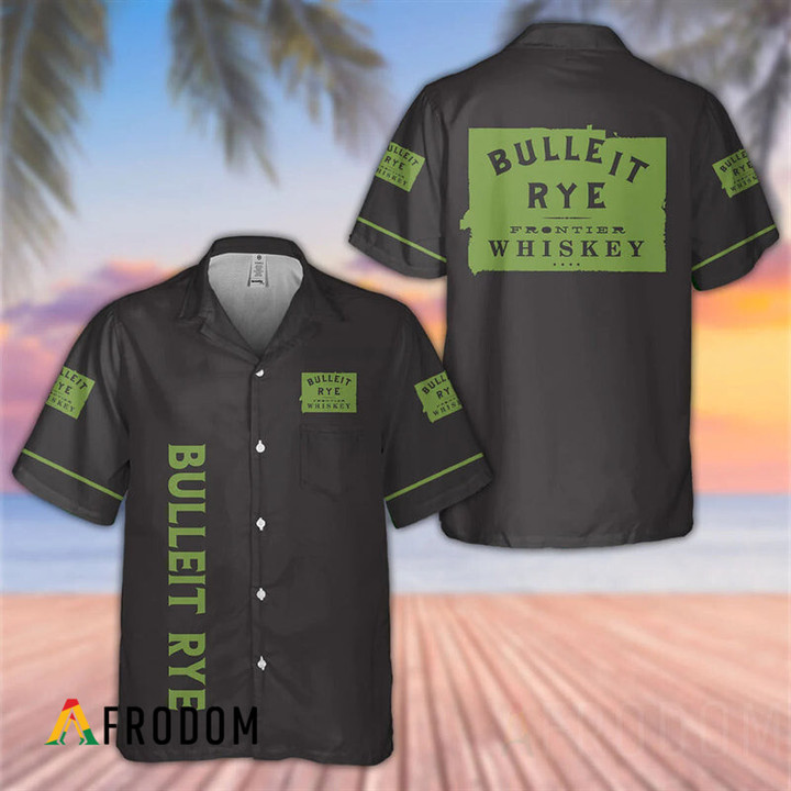 Basic Printed Bulleit Rye Whiskey Hawaii Shirt