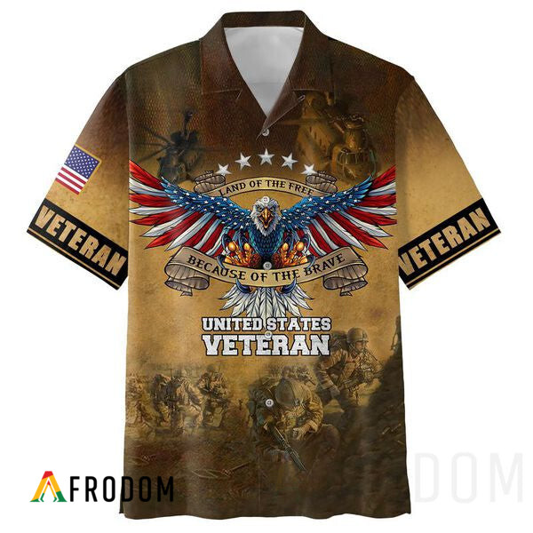 Land Of The Free Because Of The Brave Veteran Hawaii Shirt
