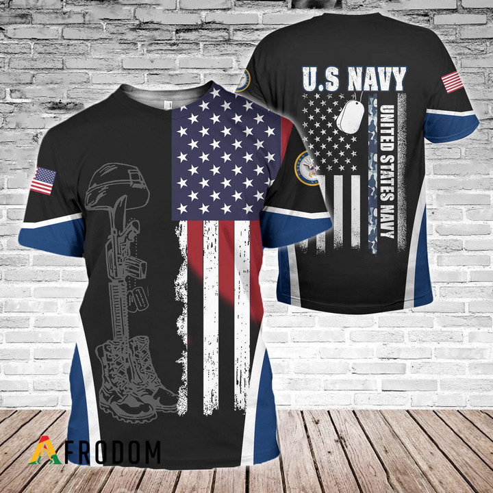 USA Flag United State Navy T-shirt & Sweatshirt