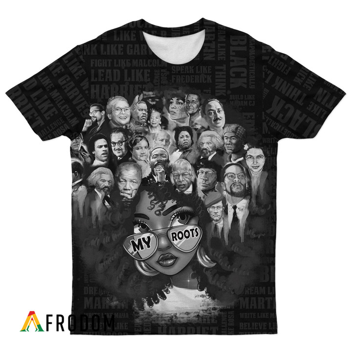 Black Girl African American AOP T-Shirt