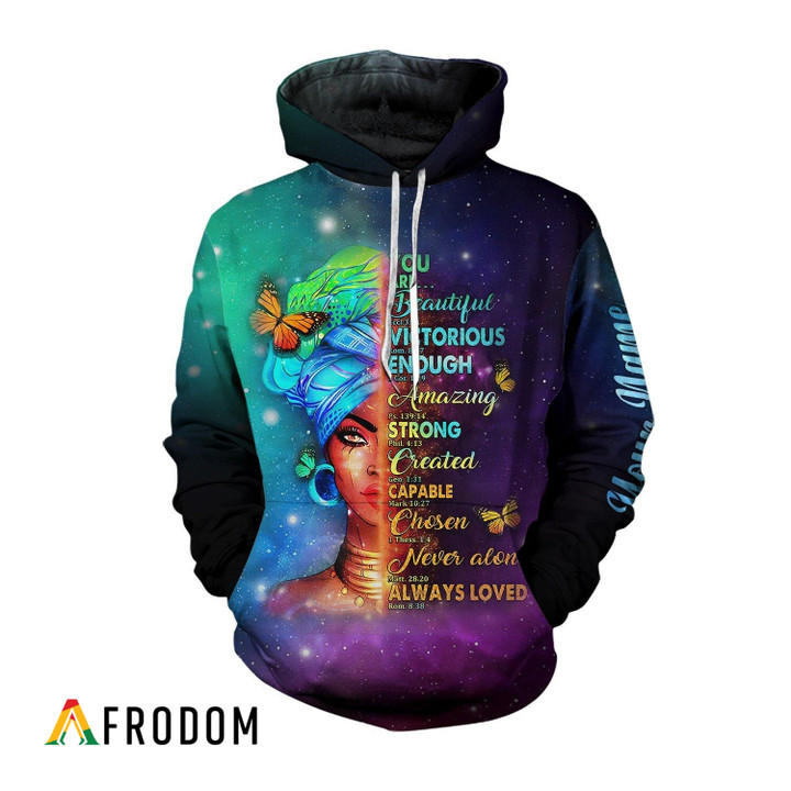 Personalized You Are Always Loved All-Over Printed Hoodie