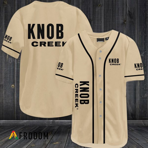 Beige Knob Creek Baseball Jersey