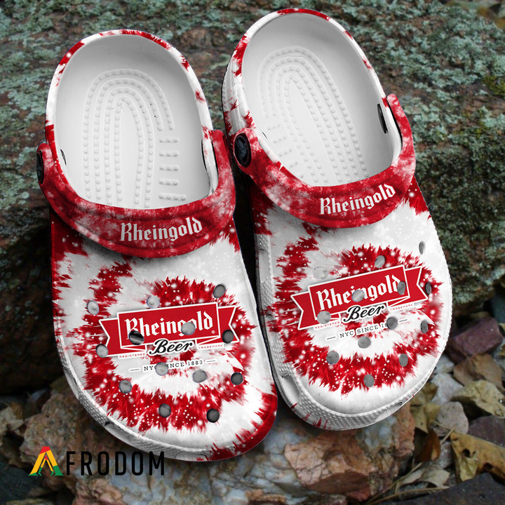 Classic Tie Dye Graphic Rheingold Beer Classic Clogs