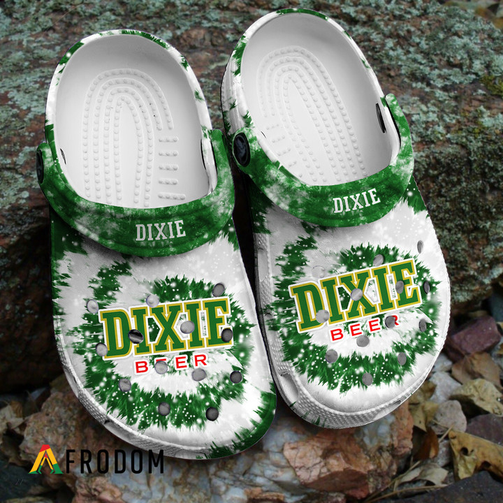 Classic Tie Dye Graphic Dixie Beer Classic Clogs