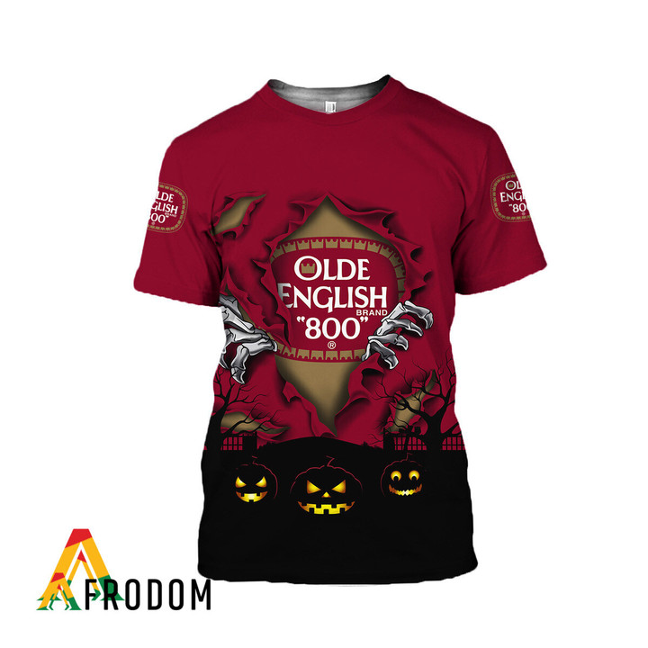 Scary Night Halloween Olde English 800 Beer T-shirt & Sweatshirt
