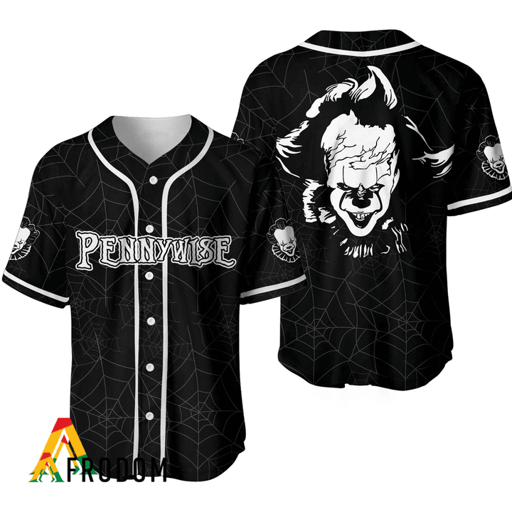 Halloween Spider Clown Pennywise IT Baseball Jersey