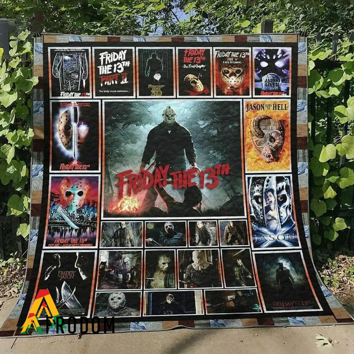 Halloween Horror Jason Voorhees Friday the 13th Quilt