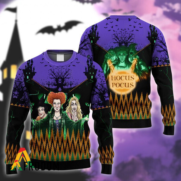 Halloween Hocus Pocus Sanderson Sisters Ugly Sweater