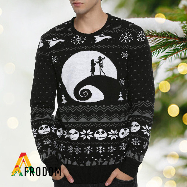 Jack Sally The Nightmare Before Christmas Ugly Sweater
