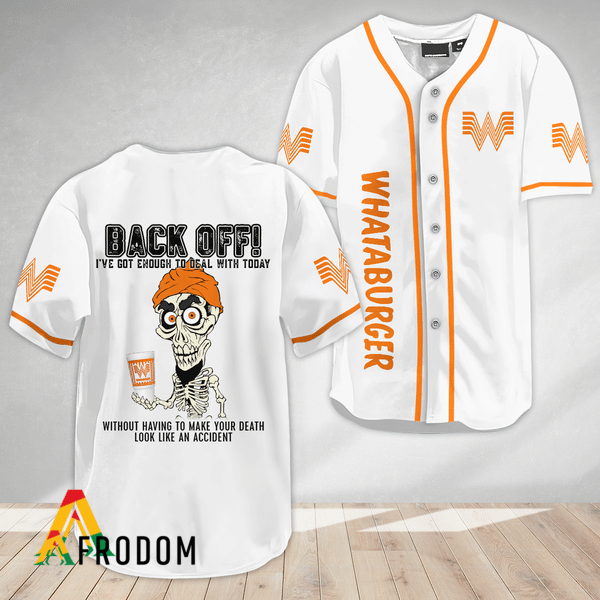 Achmed Back Off With Whataburger Jersey Shirt