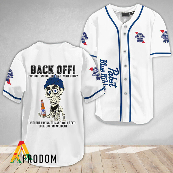 Achmed Back Off With Pabst Blue Ribbon Jersey
