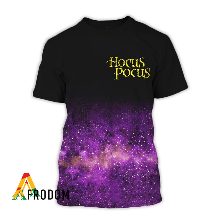 Galaxy Hocus Pocus We're Back Witches T-Shirt & Sweatshirt