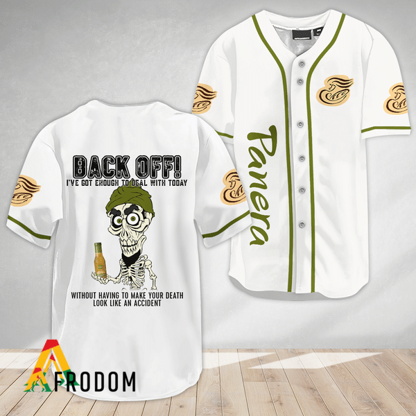 Achmed Back Off With Panera Bread Baseball Jersey