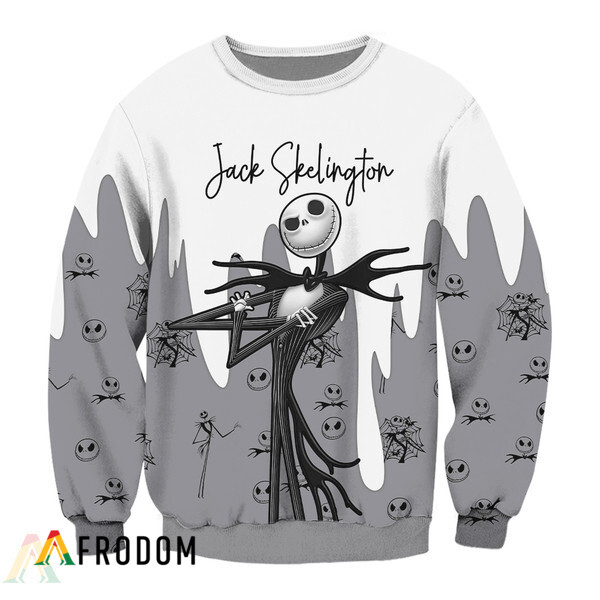 Halloween Jack Skellington Skull Sweatshirt