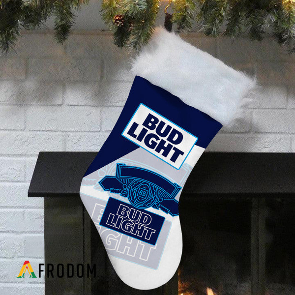 Cozy Bud Light Beer Christmas Stockings