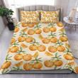 Orange Fruit Duvet Cover and pillow Covers - Orange Fruit Bedding Set - Orange Fruit Bed Cover