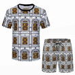 COMBO Shirt Shorts Set Luxury Clothing Clothes Outfit For Men SS264