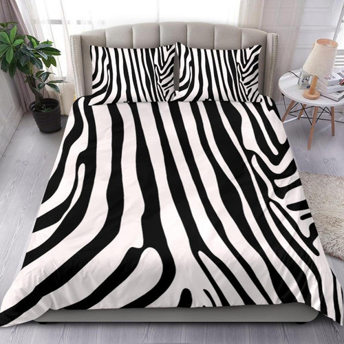Zebra Duvet Cover and pillow Covers - Zebra Bedding Set - Zebra Bed Cover