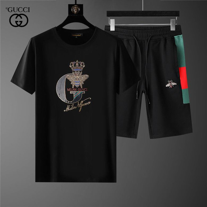 COMBO Shirt Shorts Set Luxury Clothing Clothes Outfit For Men SS385