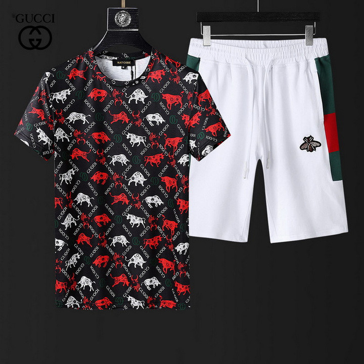 COMBO Shirt Shorts Set Luxury Clothing Clothes Outfit For Men SS416