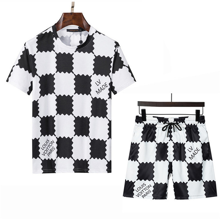 COMBO Shirt Shorts Set Luxury Clothing Clothes Outfit For Men SS316