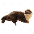45cm Cute Otter Stuffed Cotton Pencil Case Wrist Pad Pillow Cute Otter Soft Toy Plush Sea Otter Stuffed Animal Doll Kids Gifts