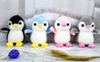 Penuin plush toys Cartoon penguin keychain pendant for backpack Soft toy ornament Bags decoration doll