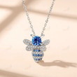 Bee Shaped Pendant Necklace Women for Party Fancy Girls Birthday Gift
