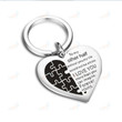 Valentines Day Gift Romantic Love Gift To Other Half Letter Keychain Anniversary Present For Wife Husband