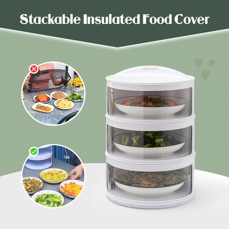 Stackable Insulated Food Cover