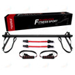 Portable Fitness Set With Resistance Band And Bar
