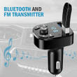 FM Bluetooth Transmitter Dual USB Car Charger