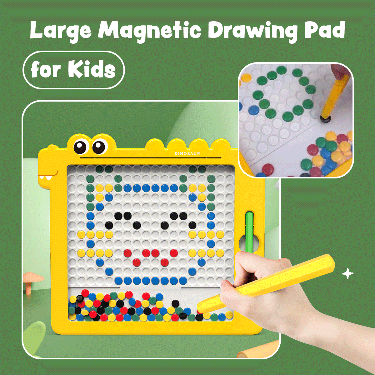 Large Magnetic Drawing Pad for Kids