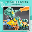 DIY Screwing Jurassic Dinosaur Toys Model Sets Safe Blocks