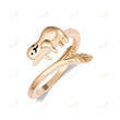 Gold Color Sloth Ring