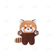 Cute Red Panda Embroidery Patches