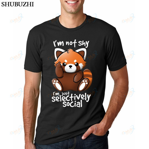 Funny red panda T shirt men