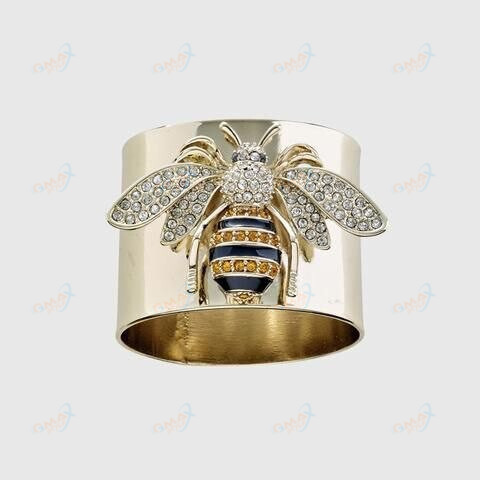Trend ring hand European and American ladies luxury jewelry bee ring