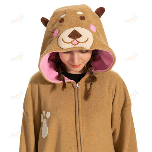 Otter Cosplay Onesie For Adult Women Men Animal Kigurumis Pyjamas Cartoon Pajama Homewear Party Costume