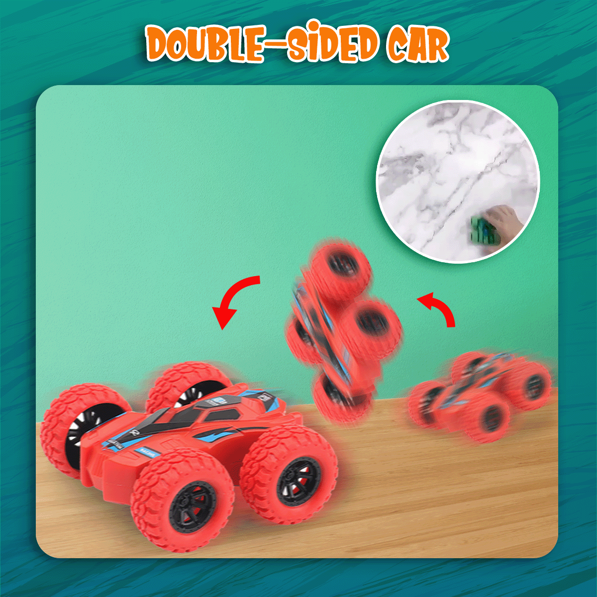 Shockproof Double-Sided Toy Car