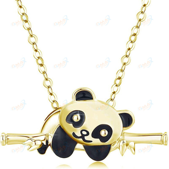 Panda Bear Necklace for Women Child Gift Jewelry